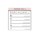 VOL 4 | FINANCE | Foiled Bow Icons