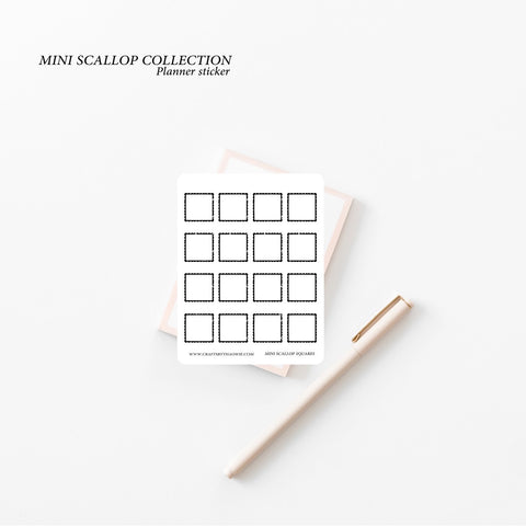 Square Mini Scallop | Layering Elements